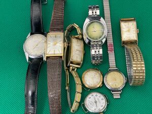 SEIKO CITIZENなどレディース自動巻き手巻き腕時計5点本体のみ3点8点まとめジャンク品管理番号10-A351