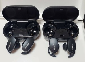 ●BOSE QUIETCOMFORT EARBUDS WITH CHARGE CASE 429708 2個セット ケース ワイヤレスイヤホン イヤフォン●送料無料