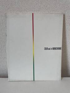 【現代美術への視点 色彩とモノクローム】1989-90年 松本透 図録 東京国立近代美術館