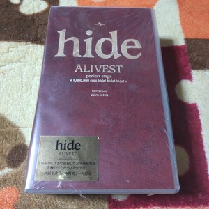 hide ヒデ ALIVEST 2本組 VHS ビデオテープ 初回生産分