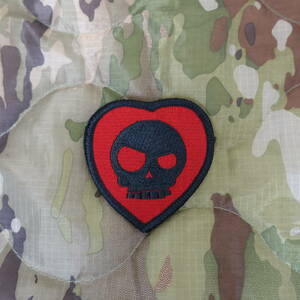 TAD Gear Bloody Valentine PATCH BLACK Triple Aught Design 21