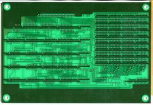 【FM-7／New7】１MB・データRAMボード（ガラスエポキシ、260ｘ175ｍｍ）２枚組