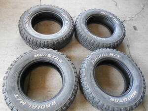 K674 195/80R15C 107/105N 195/80-15 8PR 中古4本 MUDSTAR M/T 