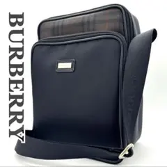 【美品✨】BURBERRY バーバリー スモーク ノバチェック ショルダーバッグ