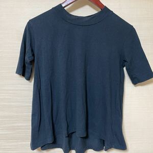 MUJI 無印良品　Tシャツ XS-S ネイビー