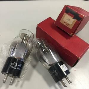 ○【2個セット】RCA 45 B7M TUBE 真空管 オーディオ機器 アンプパーツ 部品 中古動作未確認(NF240905)303-458-③