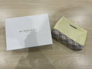 24.9.1013【美品】BURBERRY バーバリー ノベルティ ポーチ 箱あり