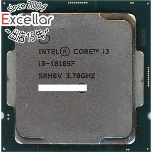 【中古】Core i3 10105F 3.7GHz 6M LGA1200 65W SRH8V [管理:1050023485]