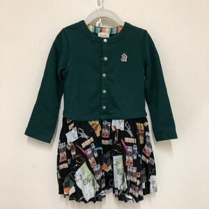 (23)Paul Smith BABY 長袖ワンピース 100㎝ キッズ グリーン 緑 女の子 ポールスミス ワンピース 長袖