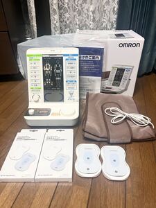 【1円〜】美品 OMRON オムロン HV-F9520 電気治療器 低周波治療器 温熱組合せ 家庭用 マッサージ器 もみほぐし