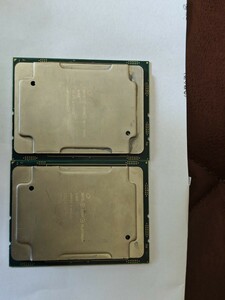 Intel Xeon Platinum 8268 SRF95 24C 2.9GHz ジャング品 1点 Intel Xeon Platinum 8168 SR37J 24C 2.7GHz ジャング品1点 