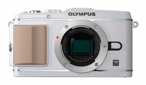 OLYMPUS ミラーレス一眼 PEN E-P3 ボディ ホワイト E-P3 BODY WHT(中古品)