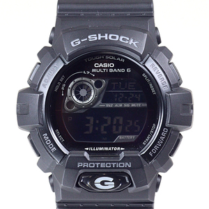 CASIO カシオ メンズ腕時計 Gショック GW-8900A ソーラー電波 20気圧防水 ブラック文字盤【中古】