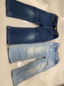 デニムパンツ la chiave 90センチ日本セット404