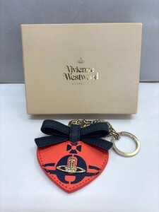 Vivienne Westwood/ヴィヴィアンウエストウッド ハート リボン キーホルダー/キーリング 箱付き 