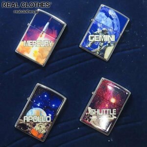 ZIPPO/ジッポー SPACE EXPLORATIONS/スペース エクスプロレイション リミテッドエディション 97年製/96年製 4点セット /000