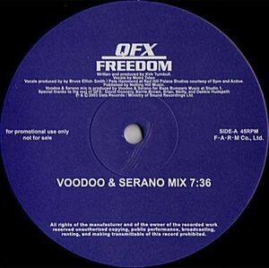 12 QFX / Moulin Rouge / Novaspace / Freedom (Voodoo & Serano Mix) / Just A Start (Stag NONE /00200