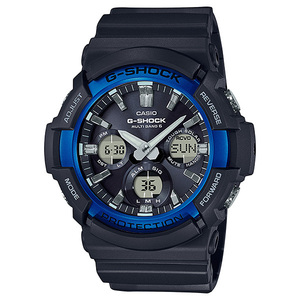 カシオ CASIO 腕時計 メンズ GAW-100B-1A2JF G-SHOCK クォーツ ブラック ブルー ホワイト国内正規