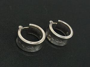 1円 TIFFANY＆Co ティファニー 1837 ナロー SV925 フープ ピアス アクセサリー レディース メンズ シルバー系 FF5836