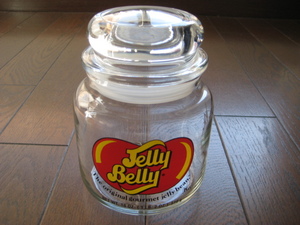 ☆希少 美品 ファイヤーキング　蓋付き　キャニスター　ガラスジャー　Jelly Belly jelly bean　