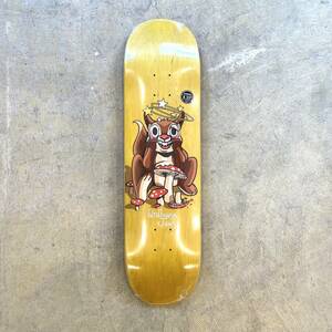 新品 BIRDHOUSE JAWS SQUIRREL DECK 8.25 インチ バードハウス スケートボード スケボー デッキ 板 イエロー 黄色 トニーホーク