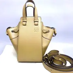 極美品 ほぼ未使用 LOEWE ロエベ ミニ ハンモック 2way ハンドバッグ