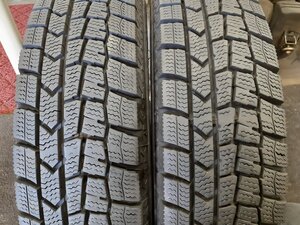 パF4240②■145/80R13 75Q　2本のみ　DUNLOP WINTER MAXX 02　送料無料 冬 ’21年 8分山 ムーヴ タント N-BOX モコ MRワゴン ルークス