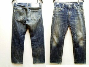 ◇即決[M]サンプル級の鬼ヒゲ NEIGHBORHOOD 2008年 RIGID.NARROW DENIM/14OZ-PT リジッド SAVAGE サベージデニム パンツ■3975