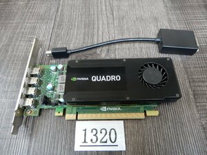 1320★3840x2160★Mini DisplayPort 4系統★NVIDIA★Quadro K1200 ★PＣI-E グラフィックボード