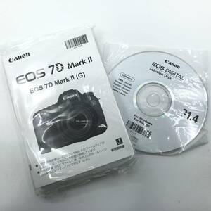 #M1597 Canon キャノン EOS 7D MarkII 説明書 マニュアル 取説