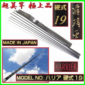 超美竿 極上品 純国産 ダイワ 覇璃亜 硬式 19 DAIWA HARRIER 19尺 艶々 超絶美品 ハリア ローリングトップ へら釣り 十九尺 極美品