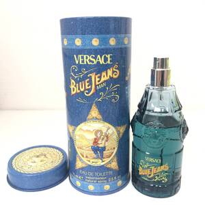 ★【売り切り！】VERSACE ヴェルサーチ BLUE JEANS MAN　オードトワレ 75ml イタリア製