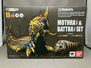 【ブリスター無し】 ［フィギュア］S.H.MonsterArts モスラ(幼虫)&バトラ(幼虫)セット ゴジラvsモスラ 原型制作：酒井ゆうじ/若狭新一