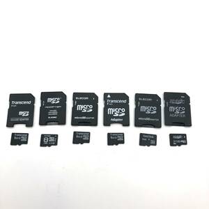 中古 MicroSDカード SDアダプター 合計6組 38GB まとめ フォーマット済み 8GB×4 4GB×1 2GB×1 保管品 