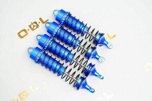 RCラジコン汎用　オイルダンパー　120MMX2本　105MMX2本　【ブルー】