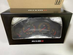 新品未使用！ NISMO BNR34 コンビネーションメーター ブラック R34 GTR ニスモ 未開封 24810-RSR46 復刻盤 在庫有り 希少な黒文字盤