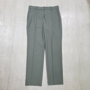 2021 Theory セオリー LIGHT SAXONY 2 TAILORED TROUSER J トラウザーズ パンツ pants グリーン 系 サイズ 0