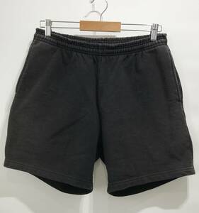 USA製 LOS ANGELES APPAREL 14オンス ヘビーフリース スウェット ショート ハーフパンツ 裏起毛 古着 ロサンゼルスアパレル■0925W①