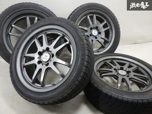 【ガリ無】ダンロップ ディレッツァ RZF ホイール 17インチ 7J +40 5穴 PCD114.3 225/45R17 4本 鍛造 鍛栄舎 アルテッツァ CR-Z ★ 棚1G21