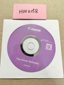 HW0258/新品/Canon Fax Driver Software FK4-3876(Japanese)ディスクのみ