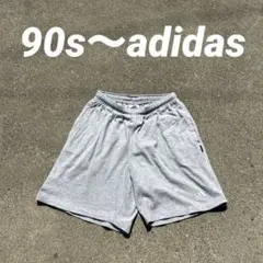 90s 〜 adidas スウェット　ハーフパンツ　テック系　パフォーマンスロゴ