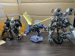 Figure-rise Standard Amplified ウォーグレイモン　メタルガルルモン　ムゲンドラモン　塗装完成品