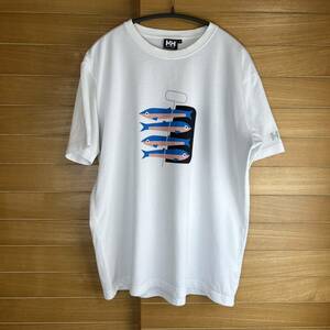 HELLY HANSEN ヘリーハンセン Tシャツ XL コットン 白 HE62025 古着 半袖 XL