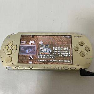 【動作品】SONY PSP PSP1000 シャンパン・ゴールド 本体のみ 現状保管品