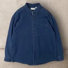 l.l.bean インディゴ カノコ 鹿子 シャツ 90s