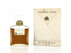 激レア　未開栓　ドルセー　D’ORSAY　voulez-vous　ヴーレ ヴー　ヴィンテージボトル　15ml　YK-4632