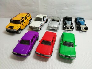 [ジャンク品] 大きめのミニカー まとめて 8台 金属製 プラ製 色々 メーカーバラバラ 破損欠品あり