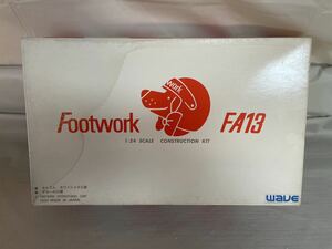 WAVE ウェーブ　プラモデル 1/24 Footwork キャスト　ホワイトメタル製　デカール付き　激レア品　※ジャンク品