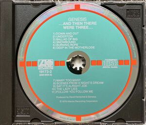 GENESIS / … AND THEN THERE WERE THREE … ( 西独 ターゲット盤 )