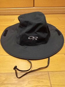 未使用品 Outdoor Research アウトドアリサーチ　レインハット シアトル ソンブレロ　Seattle Sombrero Black　サイズXL